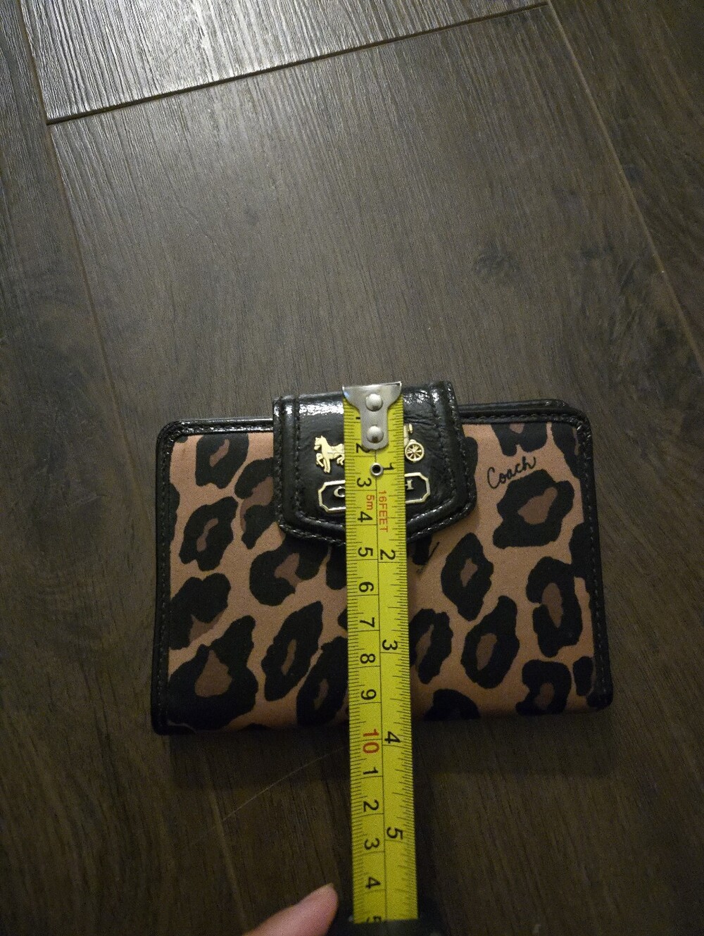 Coach Y2K Leopard Print Medium Wallet - Picture 6 of 7